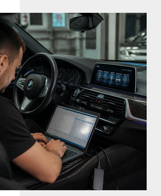 Русификация мультимедиа BMW для авто под ключ в Сочи