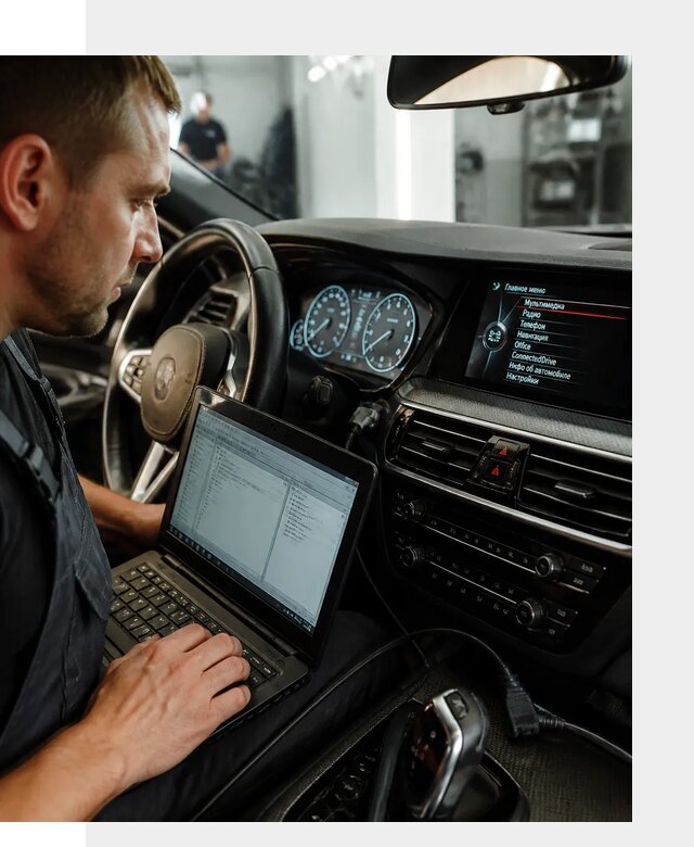 Русификация приборной панели BMW для авто в Сочи от компании