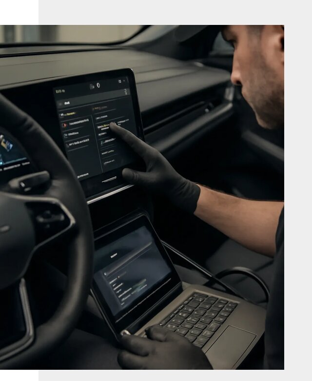 Русификация приборной панели Rising автомобиля в Сочи