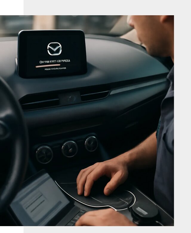 Установка приложений Mazda на мультимедийную систему в Сочи